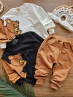 ۰۵۶۰_ست خرسی بغل گلدوزی