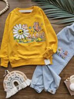 ۰۵۴۴_بلوزشلواردخترانه بابونه