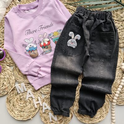 ۰۰۵۲۶_بلوزشلوار۳خرگوش فنجون