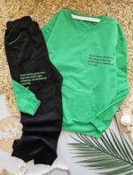 ۰۵۸۶_ست بلوز شلوار ساده ۶۰/۶۵ - Image 4