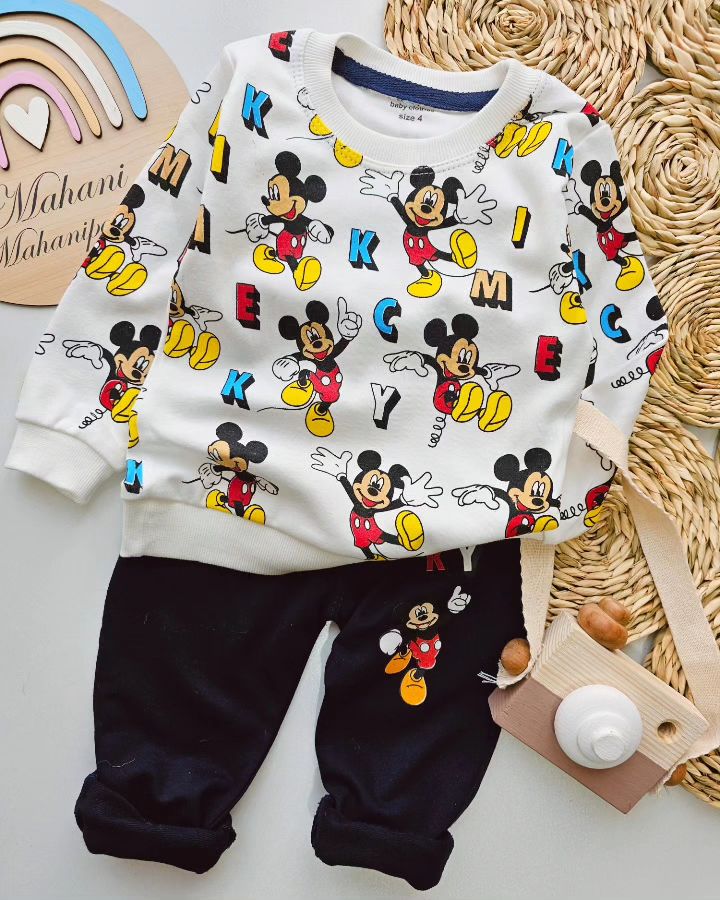 1000011312 ۰۰۹۱_بلوزشلوارپنبه ای نقلی - Image 1