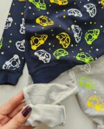 ۰۰۹۱_بلوزشلوارپنبه ای نقلی - Image 6