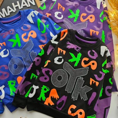 ۰۱۶۳_بلوزتک انگلیسی نگین دار