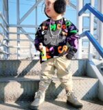 ۰۱۶۳_بلوزتک انگلیسی نگین دار - Image 6