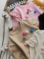 ۰۱۶۶_بلوزتک دخترانه توپکی - Image 9