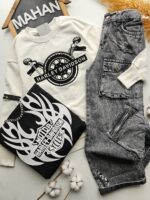 ۰۱۷۱_شلوارکارگو جین موتور - Image 2