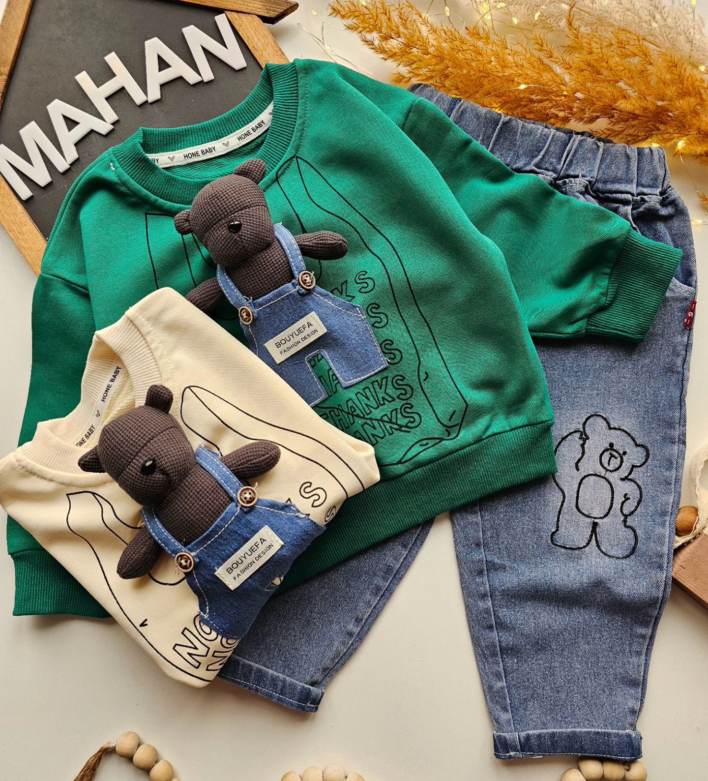 1000044380 ۰۲۲۳_ ست تدی عروسکی وارداتی - Image 1