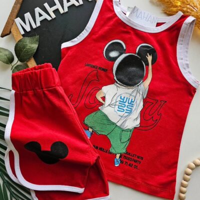 ۰۲۴۹_ست تاپ شورت میکی