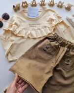 ۰۳۱۱_کراپ شلوارک بابونه - Image 3