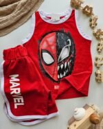ست تاپ شورت اسپایدرمن