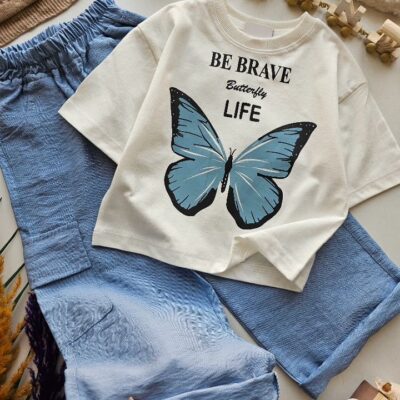 ۰۳۱۸_ست دخترانه پروانه‌