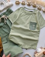 ۰۳۱۹_تیشرت شلوارک کتان ۲