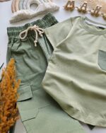 ۰۳۱۹_تیشرت شلوارک کتان ۲ - Image 7