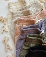 ۰۳۵۴_ست موسلین دکمه دار ایز - Image 5