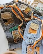 ۰۳۵۶_شلوارک جین فشن چریکی - Image 5