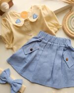 ۰۳۵۷_سه تیکه بلوز دامن قلبی - Image 3