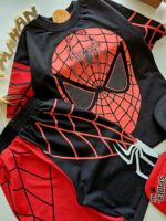 ۰۳۸۷_ست تیشرت شلوارک عنکبوتی