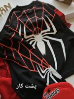 ۰۳۸۷_ست تیشرت شلوارک عنکبوتی - Image 5