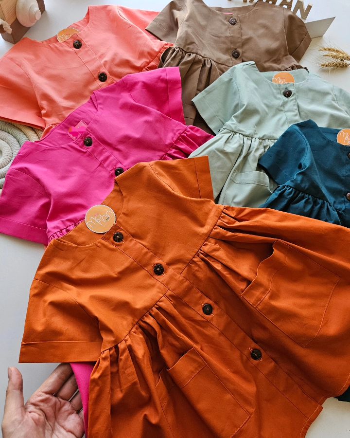 1000064128 ۰۳۸۹_پیراهن لنین رنگی - Image 1