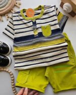 ۰۴۱۲_ست راه راه یقه دکمه - Image 3