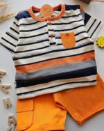 ۰۴۱۲_ست راه راه یقه دکمه - Image 2