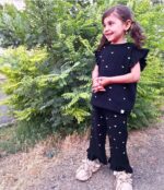 ۰۴۵۴_ست موسلین مشکی قلب - Image 6