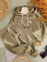 ۰۵۳۰_هودی شلوار بیسکوییتی