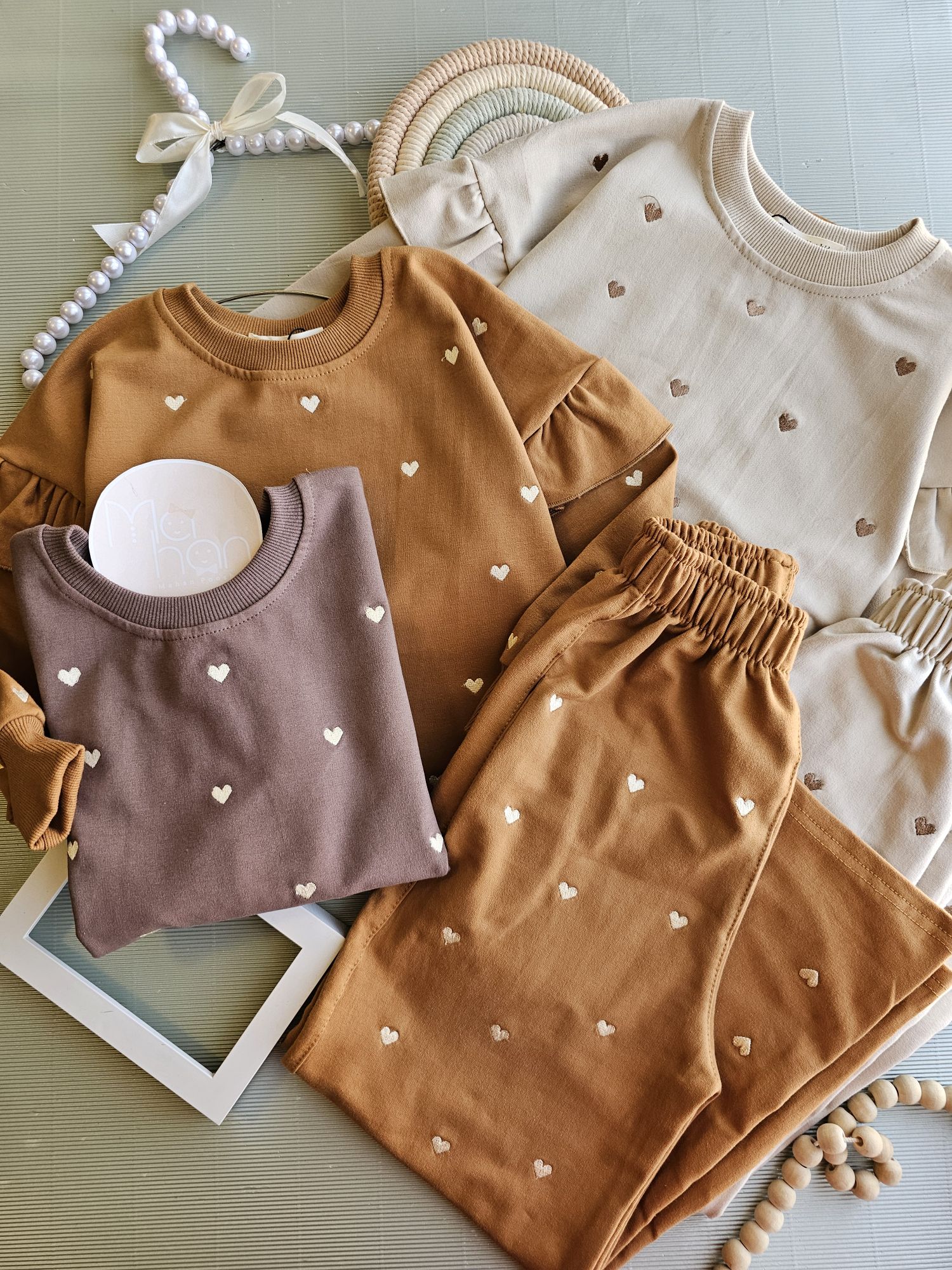 1000086859 ۰۵۴۱_کراپ شلوارقلب گلدوزی - Image 1