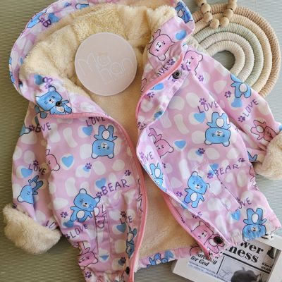 ۰۵۶۷_سویشرت تدی صورتی