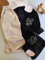 ۰۵۸۸_بلوز شلوار مخمل کتان - Image 2