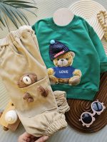 ۰۵۸۳_بلوز شلوار خرسی مخمل