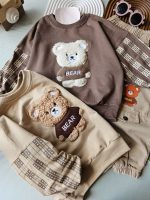 ۰۶۱۳_بلوزشلوار تدی آستین چهار خونه - Image 4