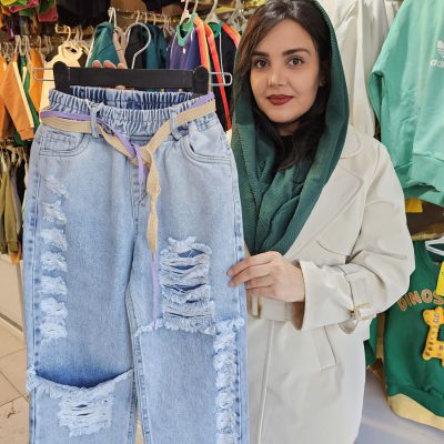 ۰۶۳۲_شلوار جین پر زاپ