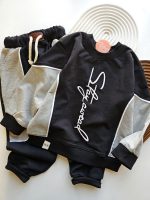 ۰۶۴۵_ست دورنگ طوسی مشکی - Image 2