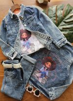 ۰۷۹۲_سه تیکه جین دخترک فرفری