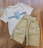 ۰۹۱۰_تیش ت شلوارک کتان ربات - Image 4