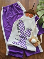 ۰۹۳۹_تیشرت شلوار خرگوش شطرنجی - Image 2