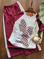 ۰۹۳۹_تیشرت شلوار خرگوش شطرنجی