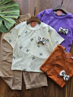 ۰۹۴۹_ست تیشرت شلوار پاپییون - Image 3