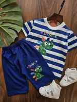 ۰۹۹۰_ست دایناسور راه راه (سایز۴۰/۴۵) - Image 3