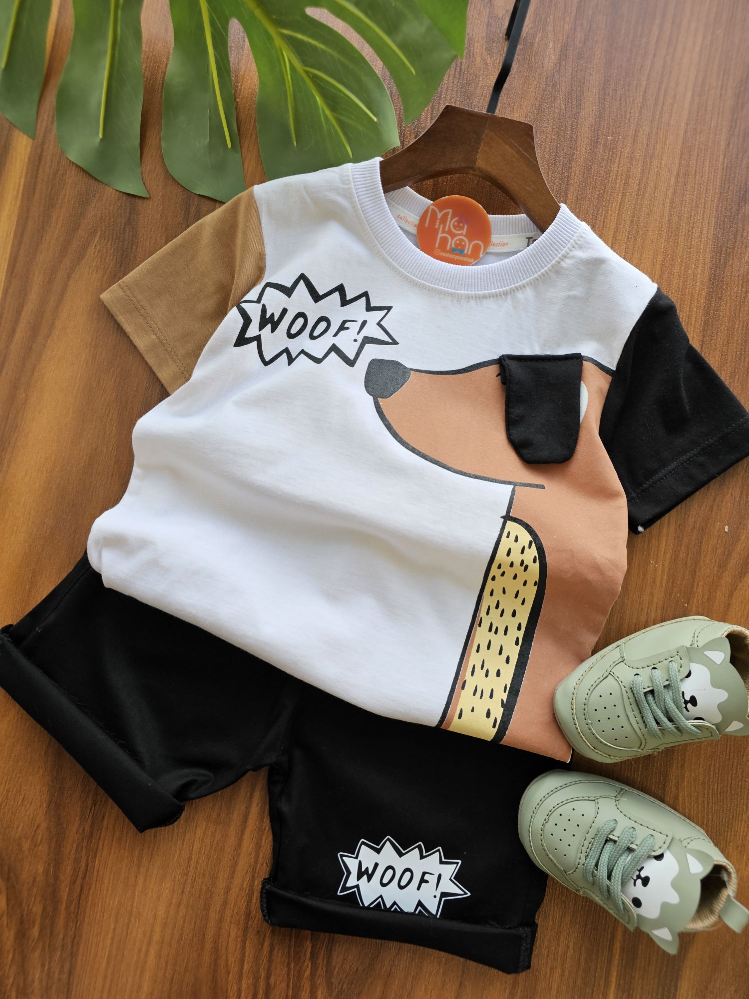 1000151621 ۰۹۹۳_تیشرت شلوارک هاپو وووف - Image 1