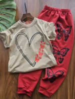 ۰۹۹۲_تیشرت شلوار پروانه قلبی - Image 3