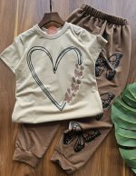 ۰۹۹۲_تیشرت شلوار پروانه قلبی - Image 4