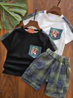 ۰۱۰۴۳_تیشرت شلوارک چهارخونه - Image 4