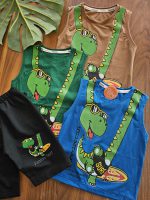 ۰۱۰۲۶_تاپ شورت دایناسور(سایز۴۰/۴۵) - Image 2