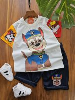 ۰۱۰۳۲_ست تیشرت شلوارک سگ های نگهبان