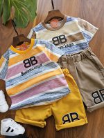 ۰۱۰۳۶_ست تیشرت شلوارک بالنسیگا( سایز۳۵/۴۰/۴۵/۵۰) - Image 3