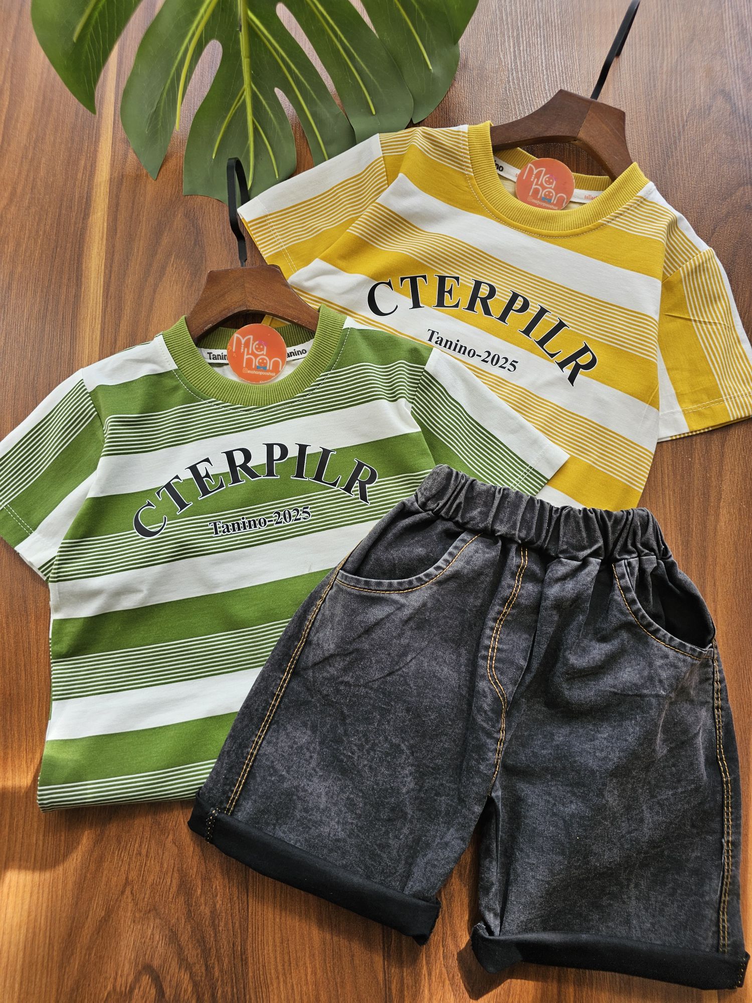 1000162955 ۰۱۰۶۷_ست بیرونی راه راه جین - Image 1