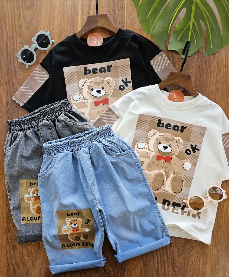 1000163885 ۰۱۰۷۵_تیشرت شلوارک تدی - Image 1