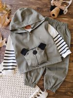 ست سه تیکه کتان تدی - Image 2